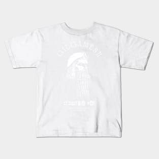 Gilgamesh (white print) Kids T-Shirt